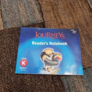 3/$15 Harcourt journeys readers notebook grade kindergarten volume 1 never used